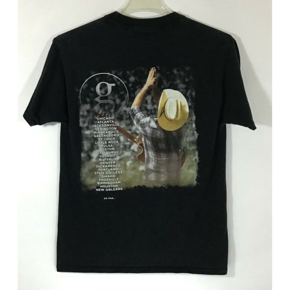 Garth Brooks World Concert Tour 2014-2015 Graphic T-Shirt / Black / Mens Size M - Picture 2 of 4